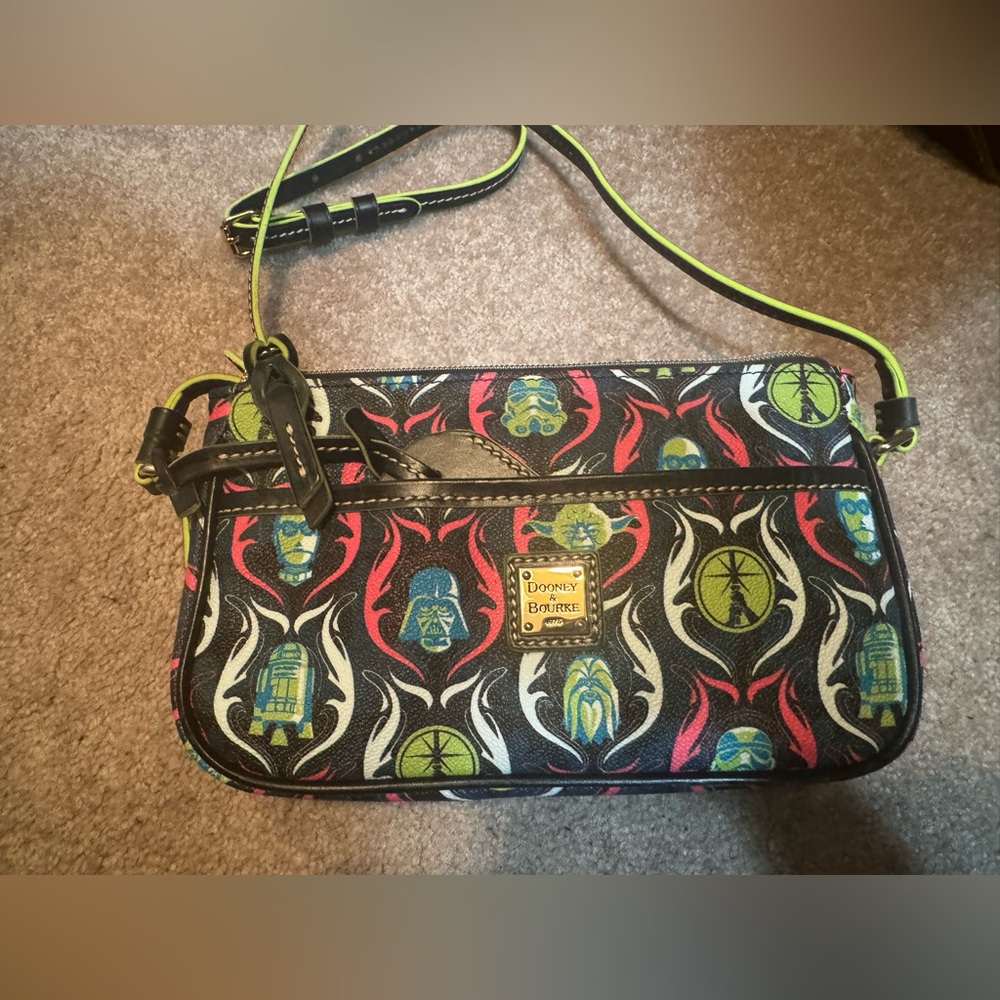 Dooney & Bourke Star Wars Character Crossbody - Black with Neon Accents